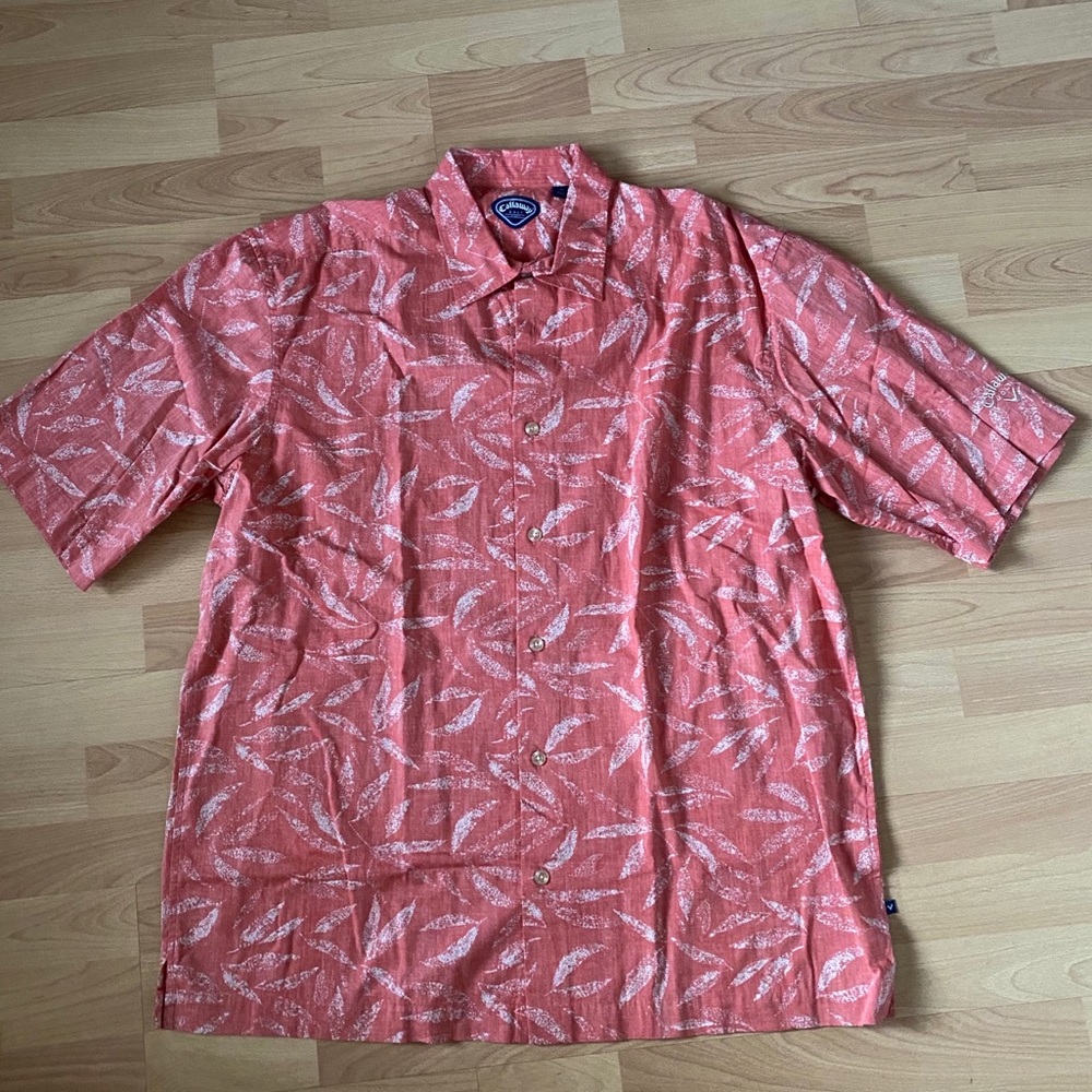Men’s Callaway Golf button down shirt, size XL